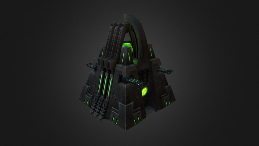 WH Necron Monolith 3d model