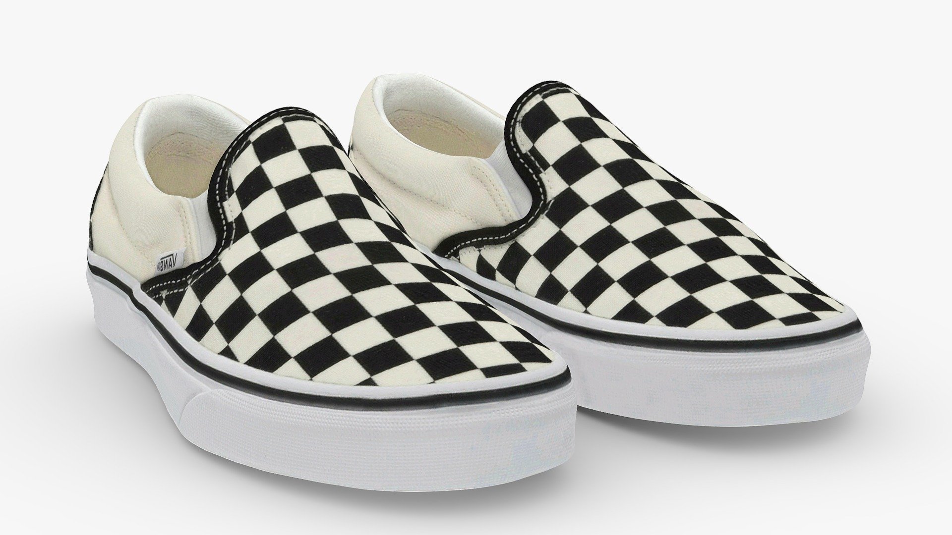 vans classic slip on 3d model