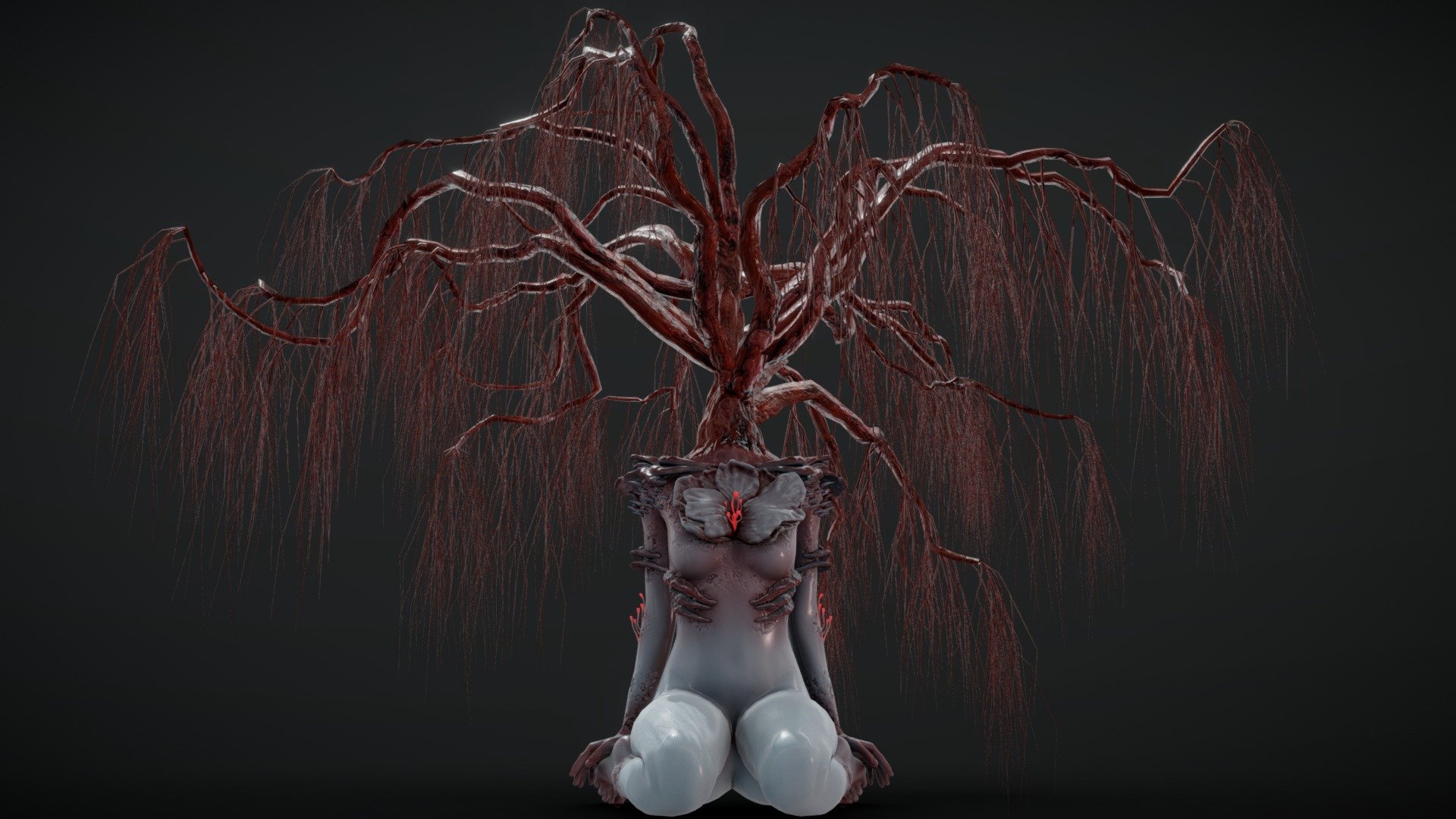 Blood Tree 3d model