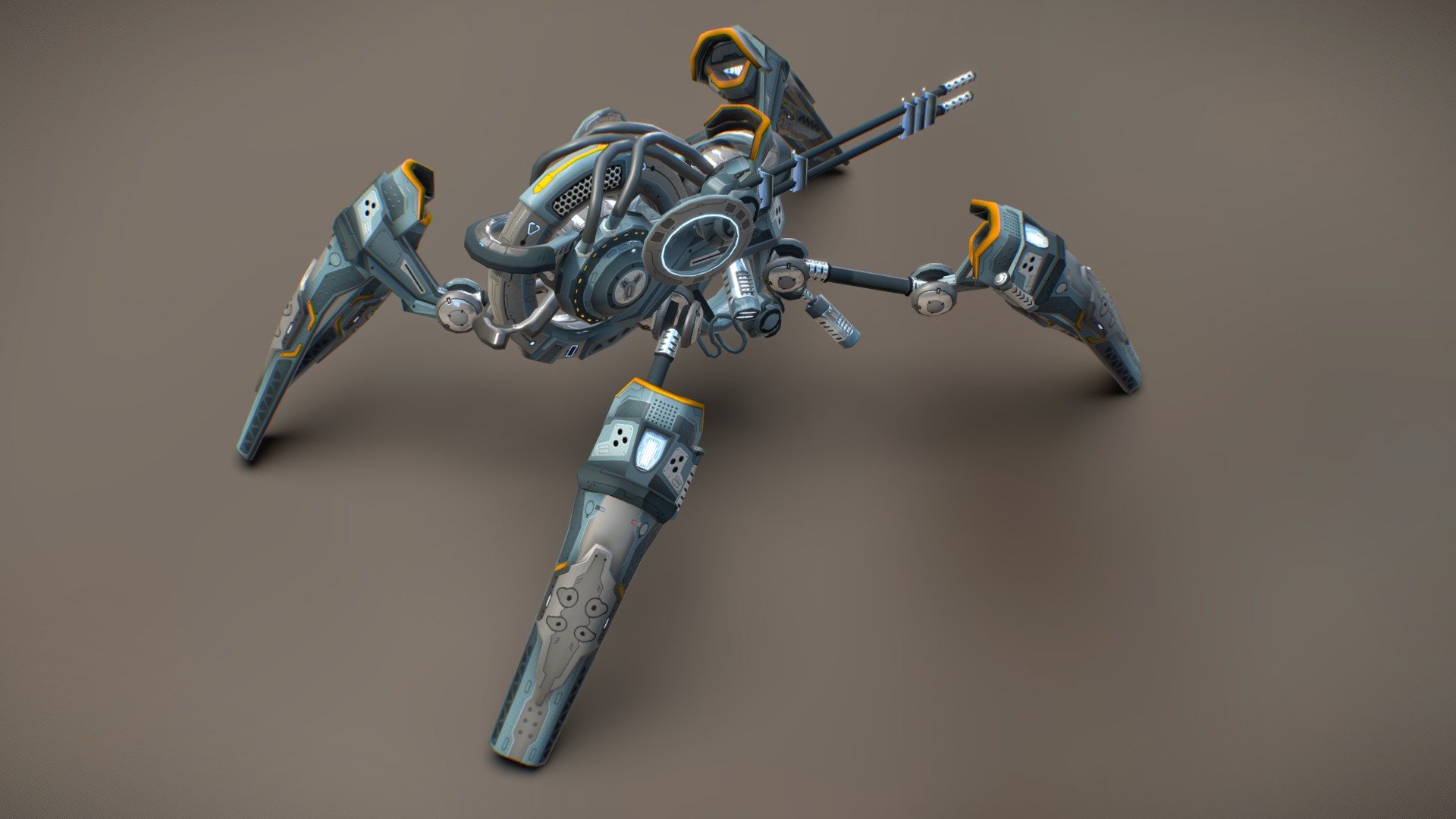 Spider Drone V6 Cybertech 3d model