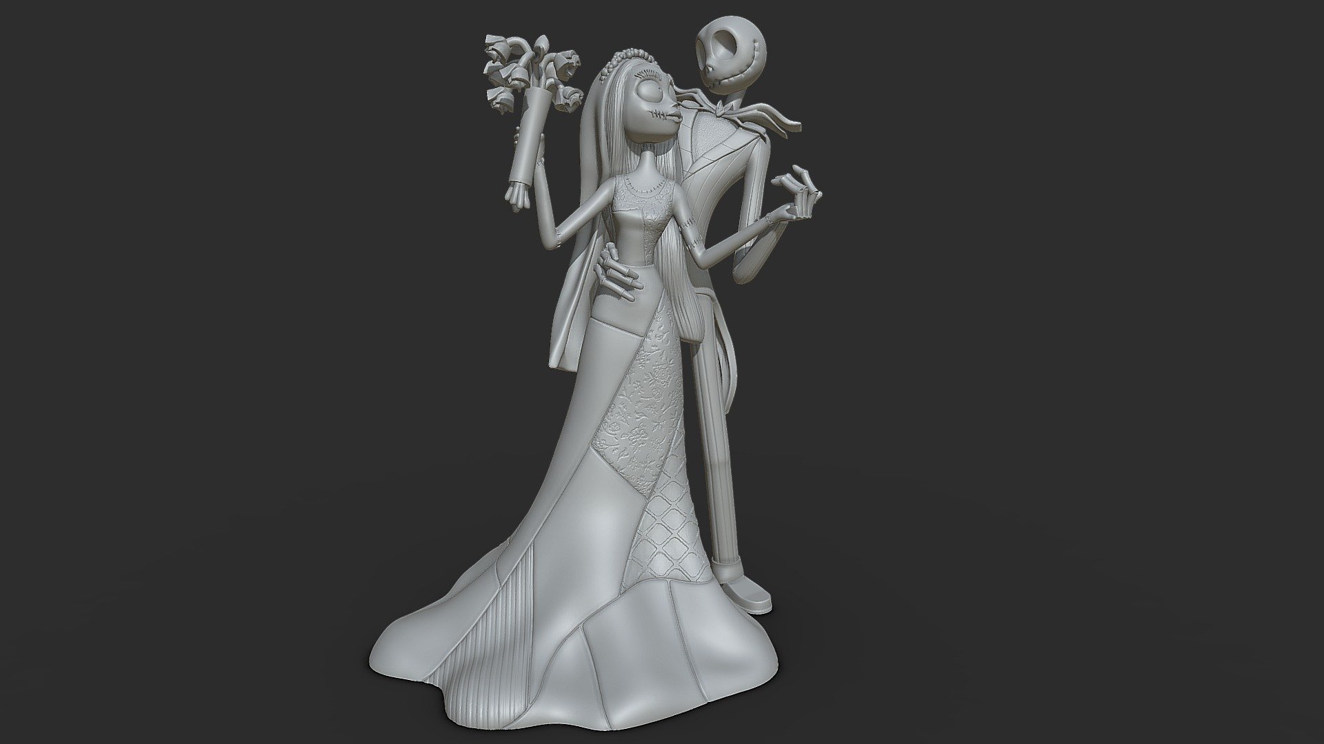 Jack And Sally 3d model