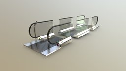 Flat Escalator ( travelator , slide bridge ) KIT