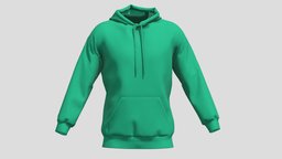 Hoodie Green PBR Realistic