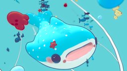 cartoon whale