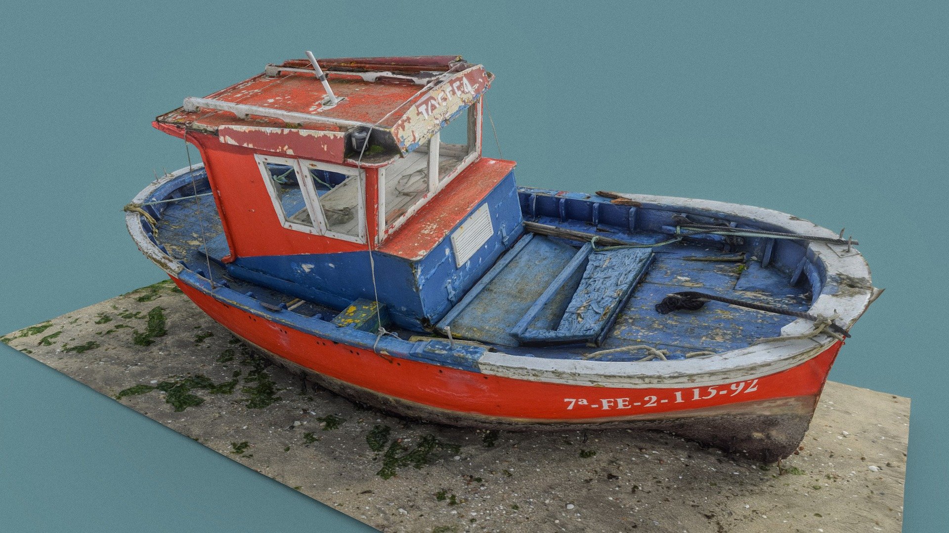 Boat "Josefa" 3d model