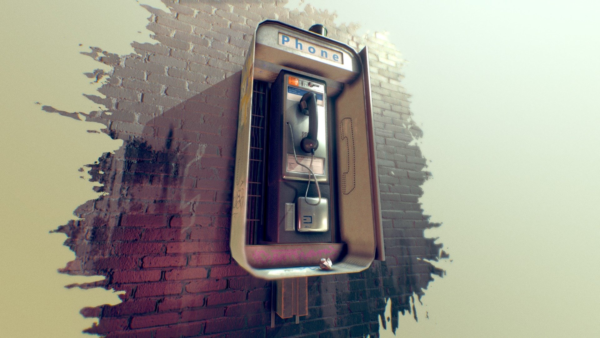 Street Phone 3d model