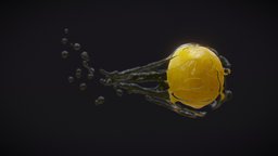 Animated Fluid Splash 7