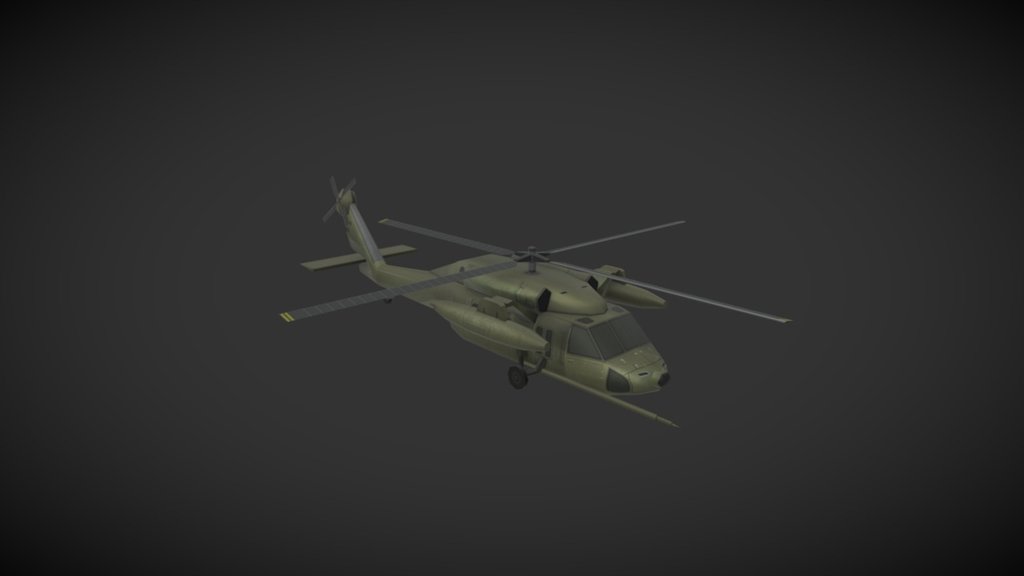 MH-60 Blackhawk 3d model