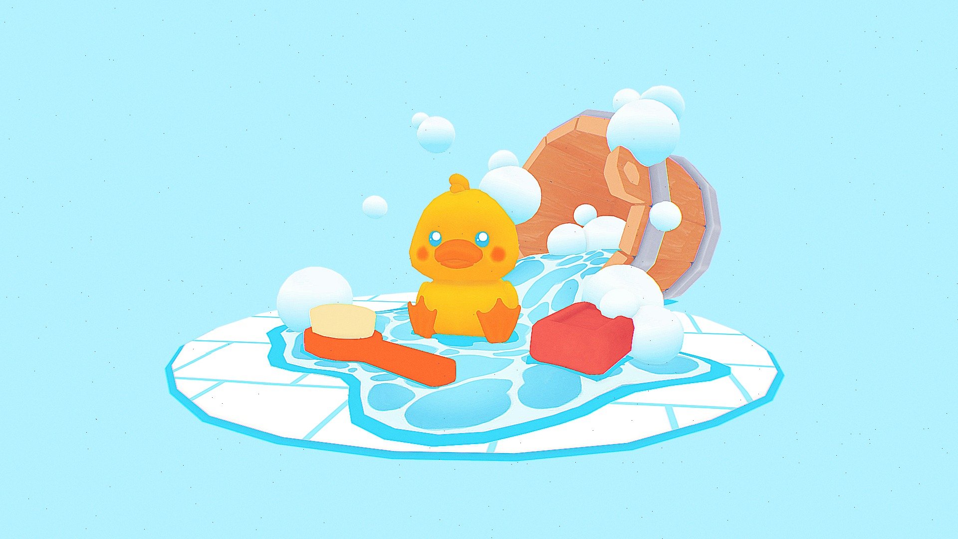 Rubber Duckie 3d model