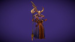 Stylized Human Female Necromancer(Outfit)