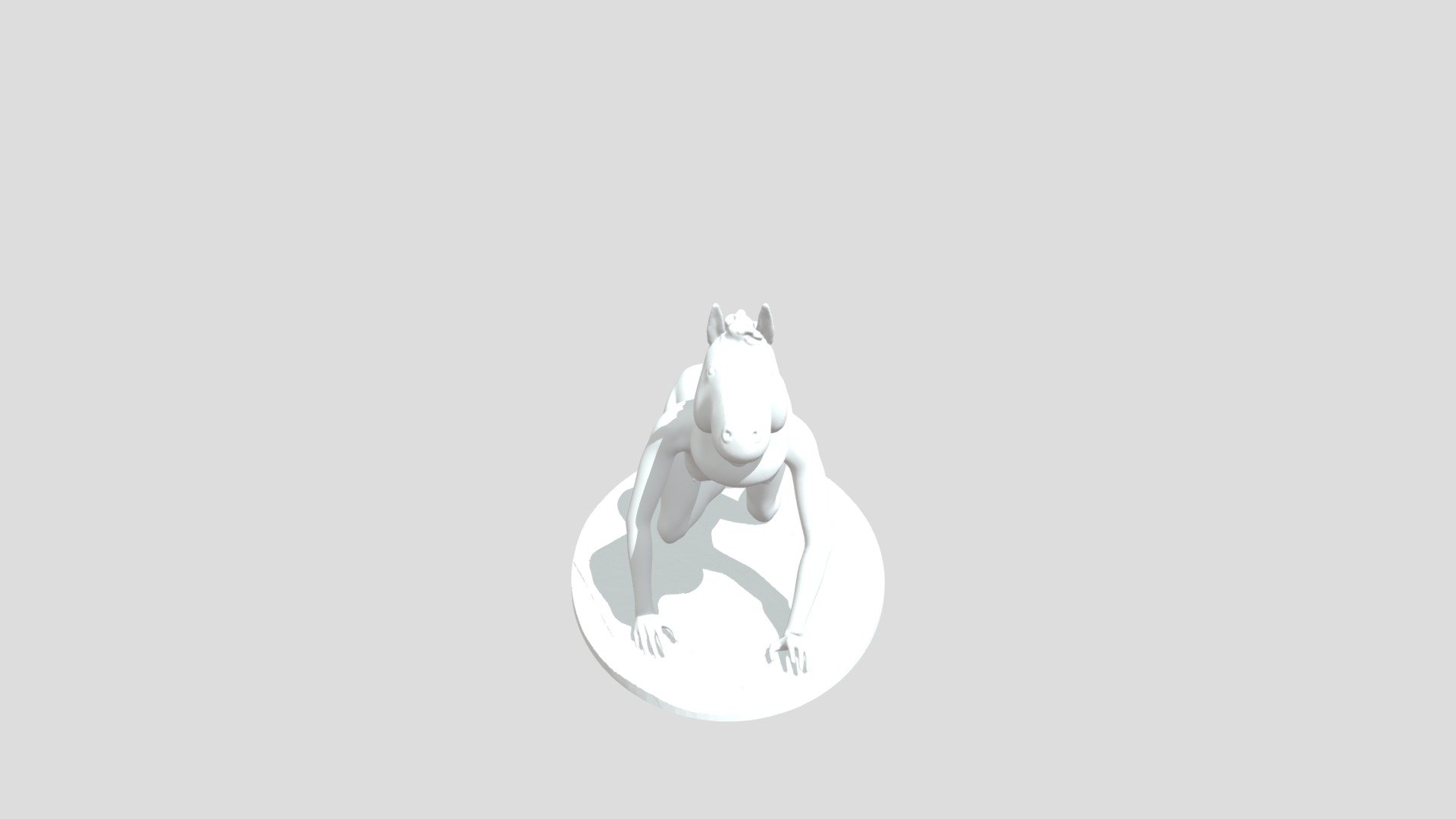 K Horse 3d model