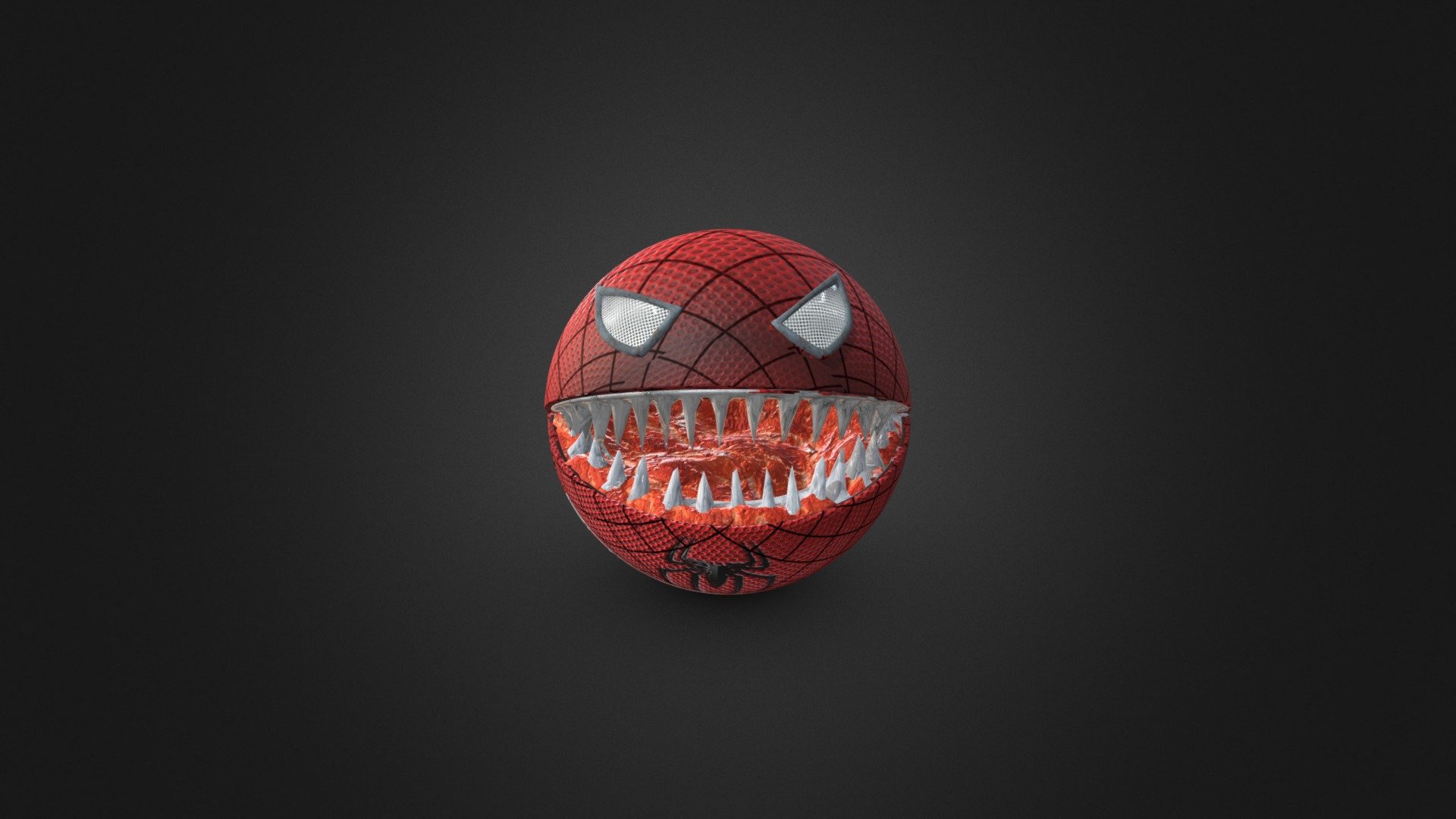 Spiderman Pacman 3d model