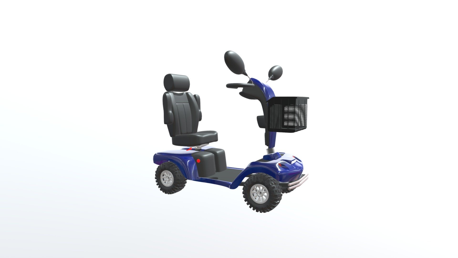 Electric Mobility Scooter 3d model