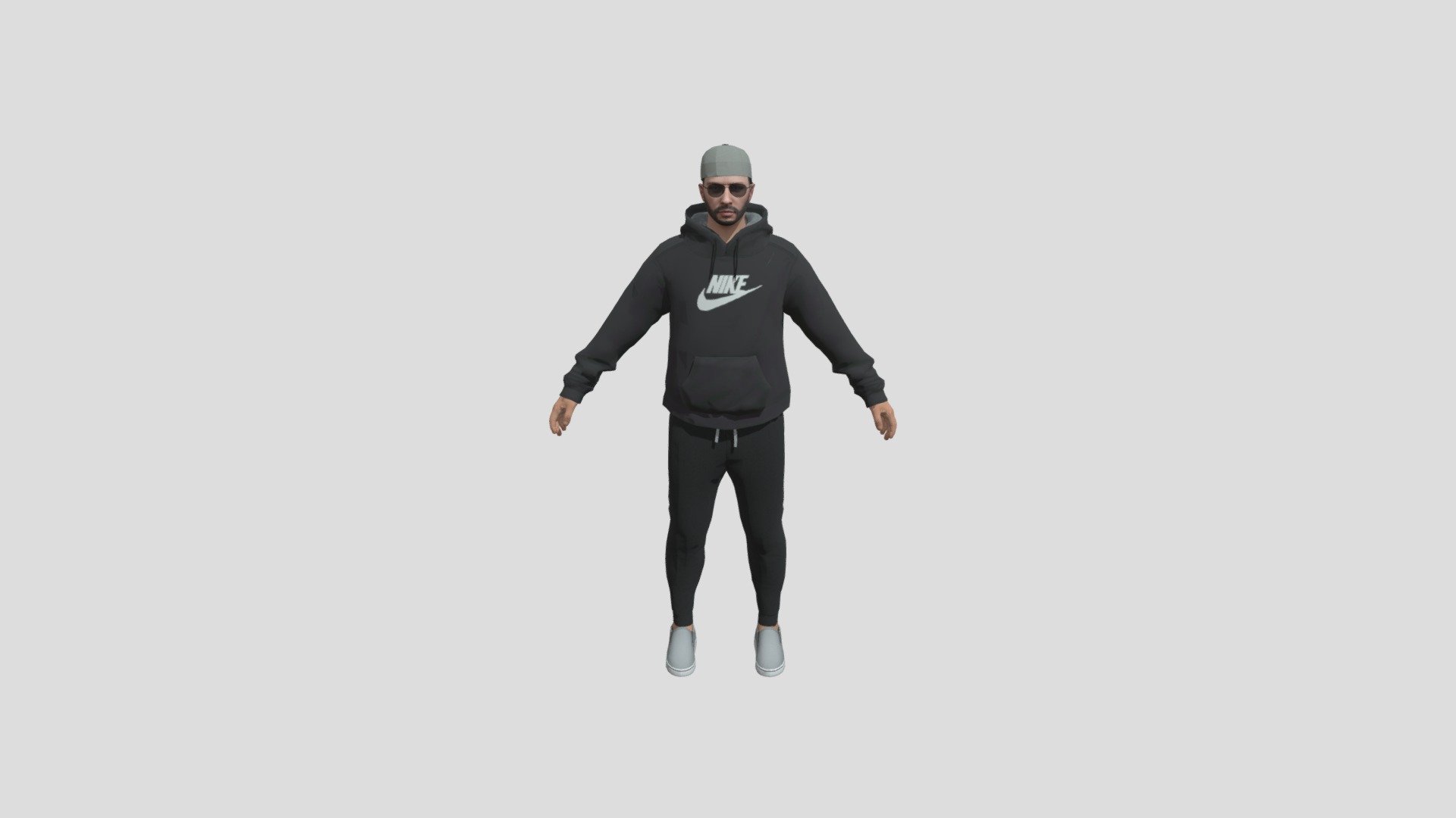 Fully Rigged Man (free) 3d model