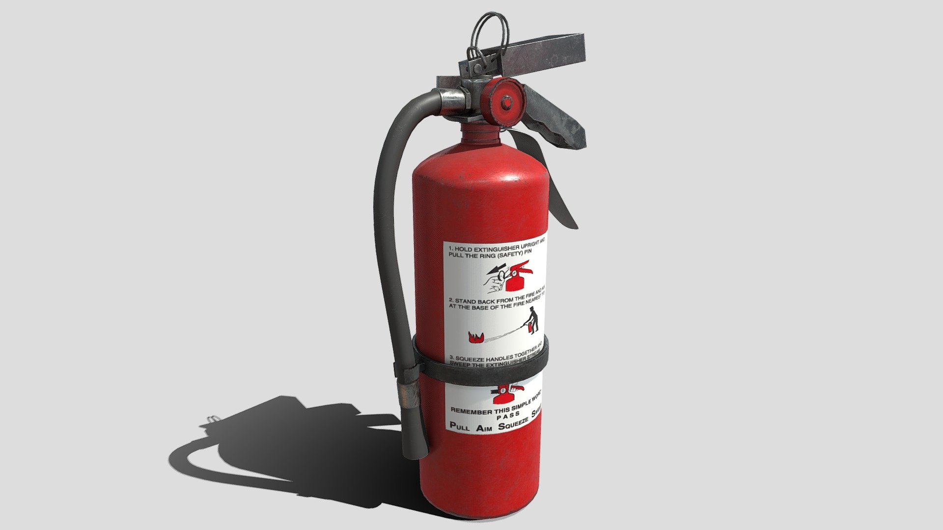 Fire Extinguisher 3d model