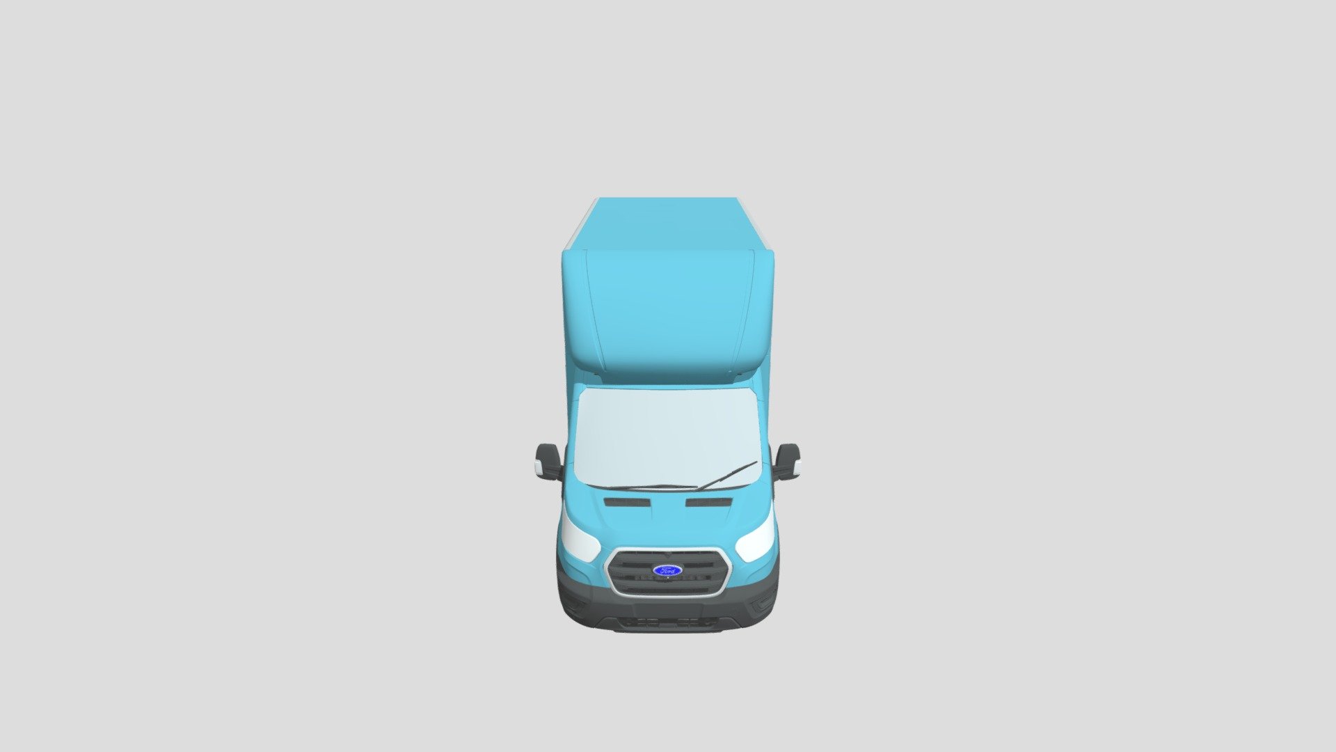 Ford Transit Luton Box2023 3d model