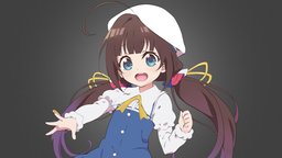 3D Fanart Ai From Ryuuou No Oshigoto!