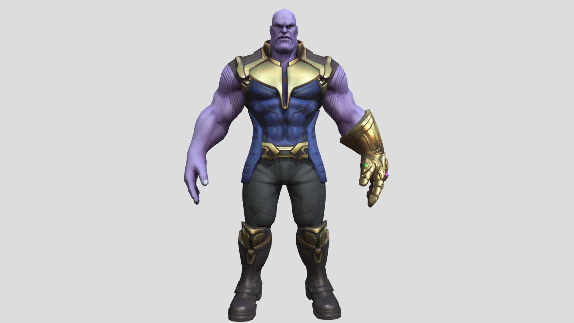 Thanos (Textured) (Rigged) 3d model