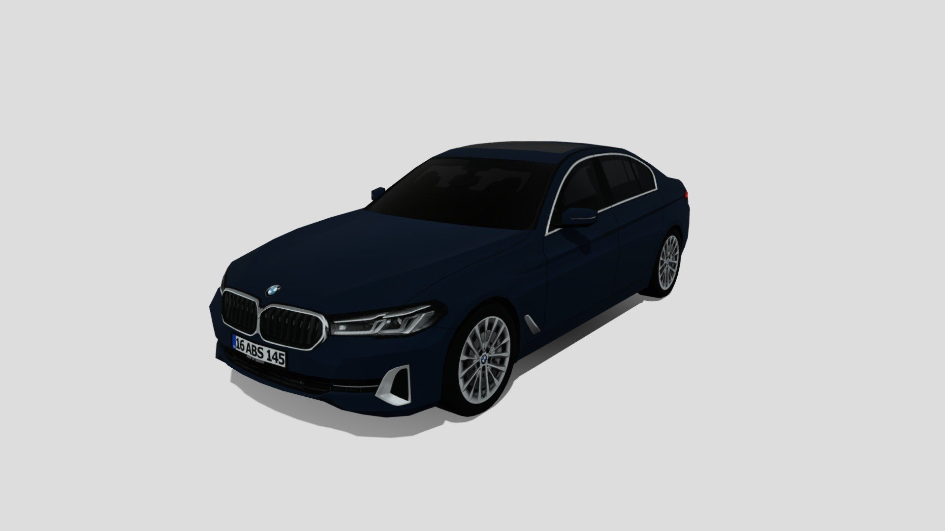 2022 BMW 5-Series 3d model