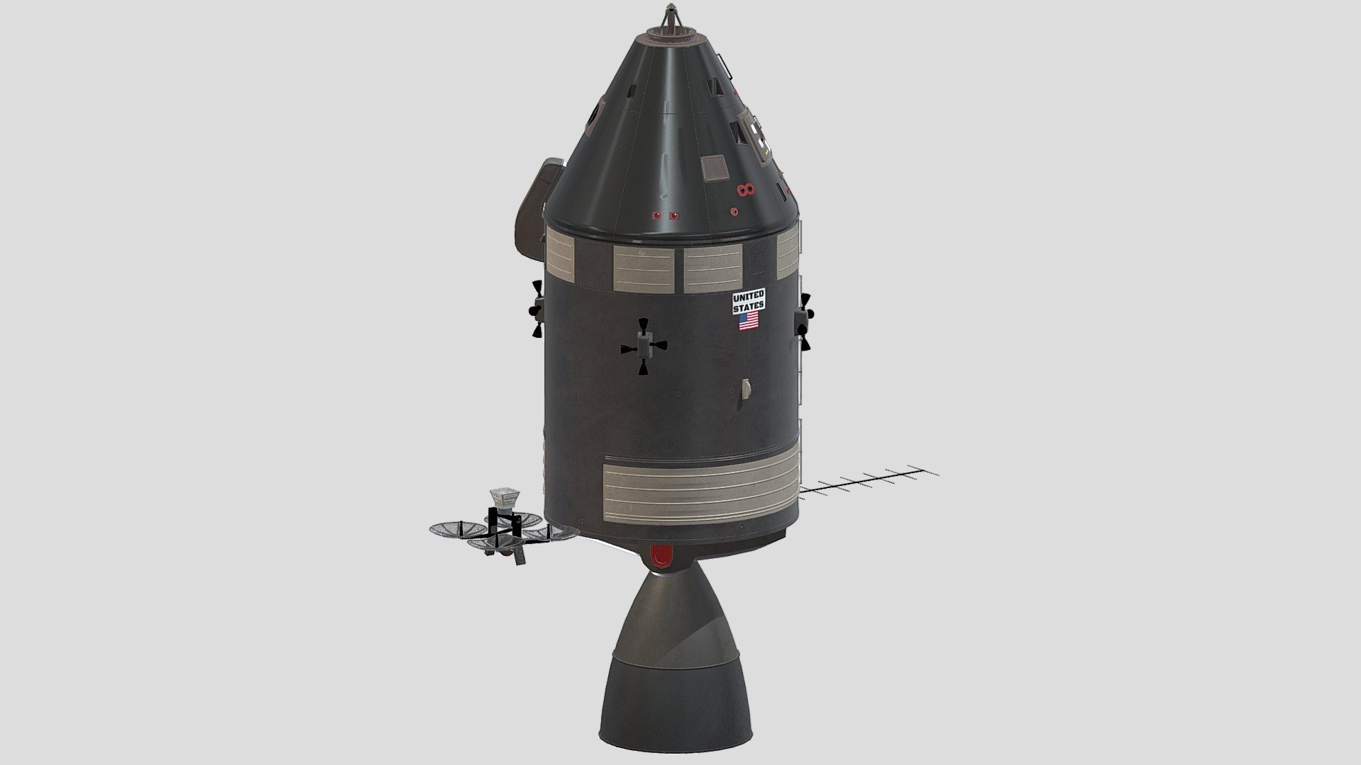 Apollo Spacecraft 3d model