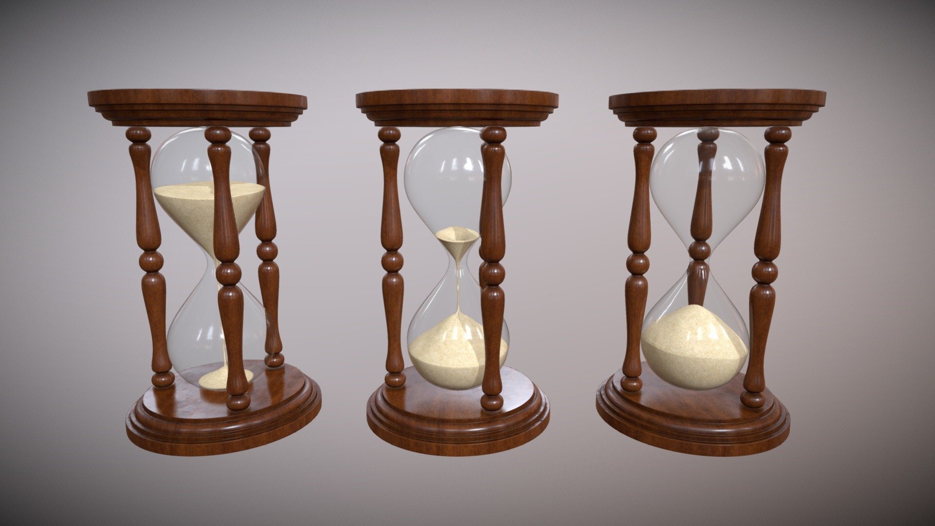 Hourglass 3d model