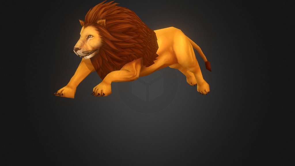 Lion 3d model