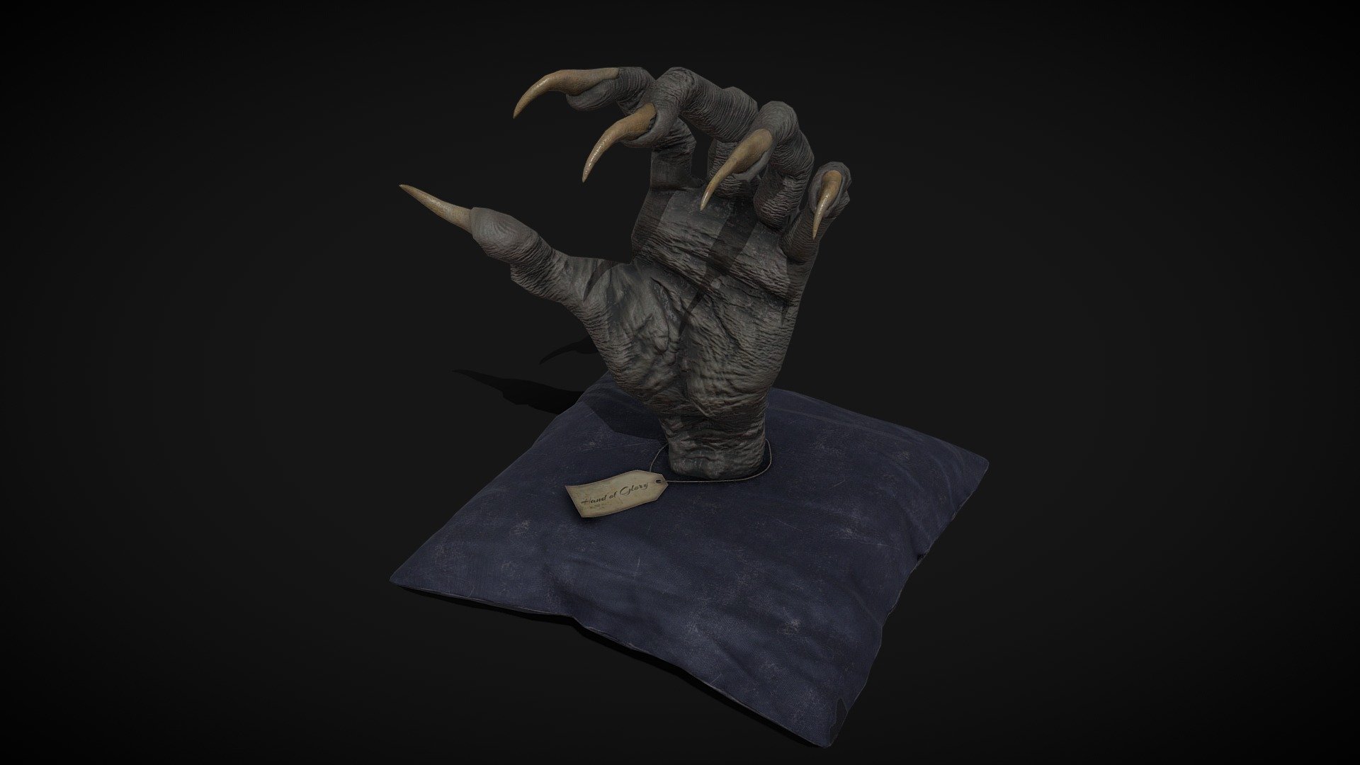 Hand of Glory- Horror Decoration 3d model