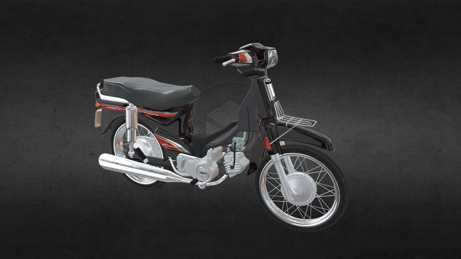 Honda Motor Dream 3d model