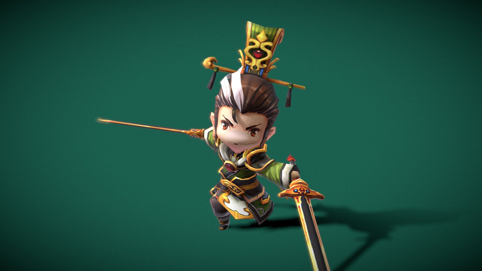 Three kingdoms 3d model