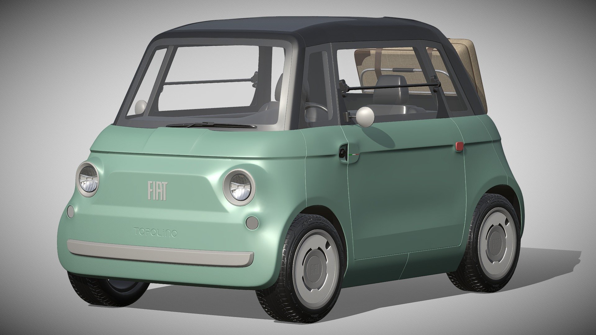 Fiat Topolino 3d model