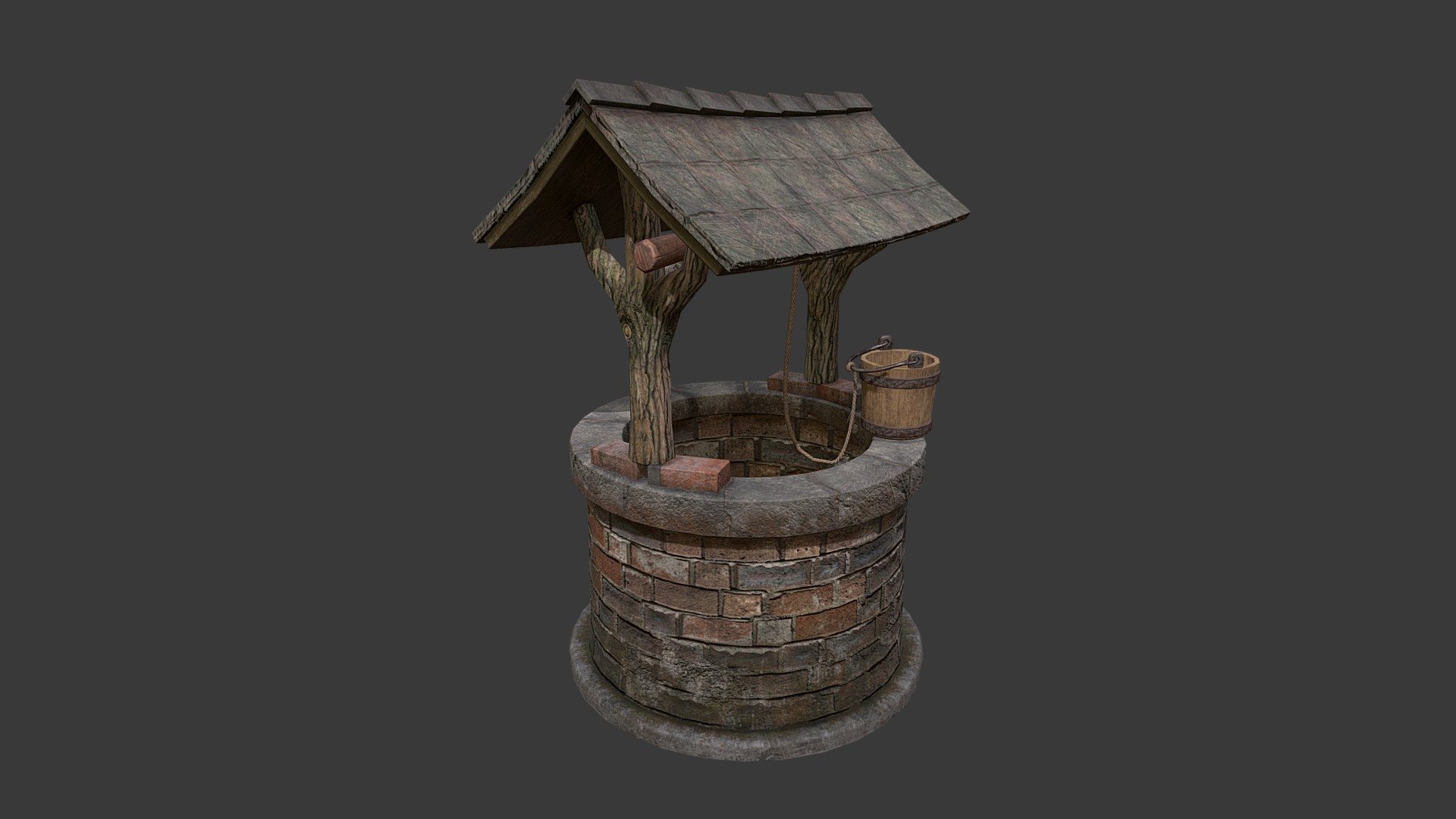 Fantasy Well 3d model