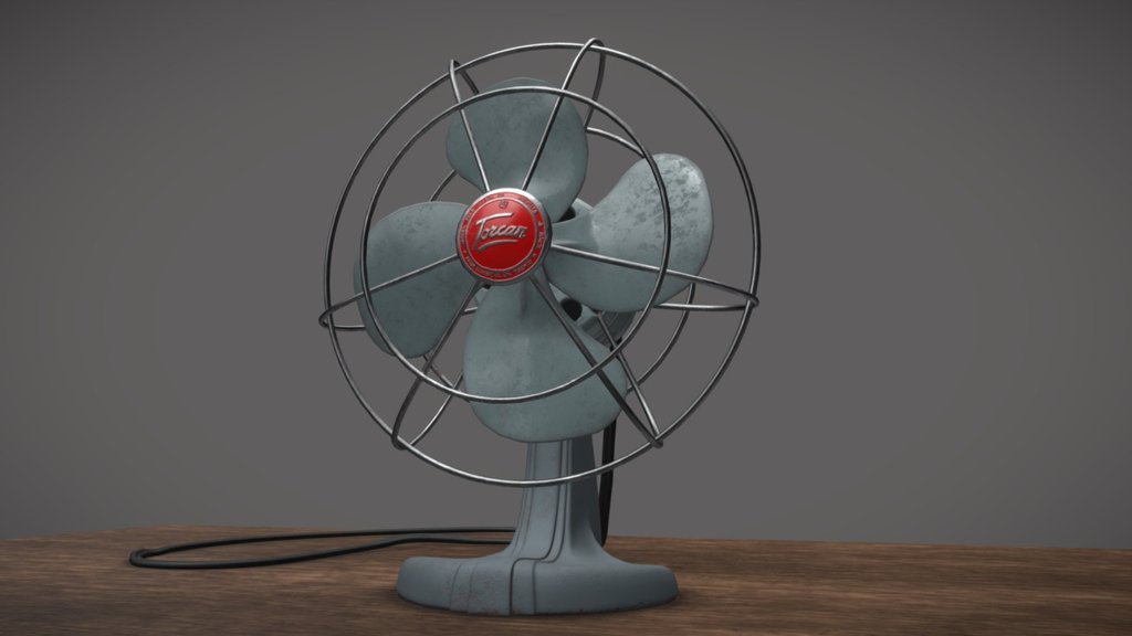 Vintage Fan 3d model