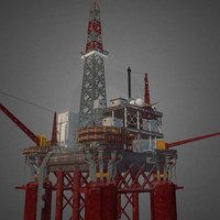 Oil rig platform