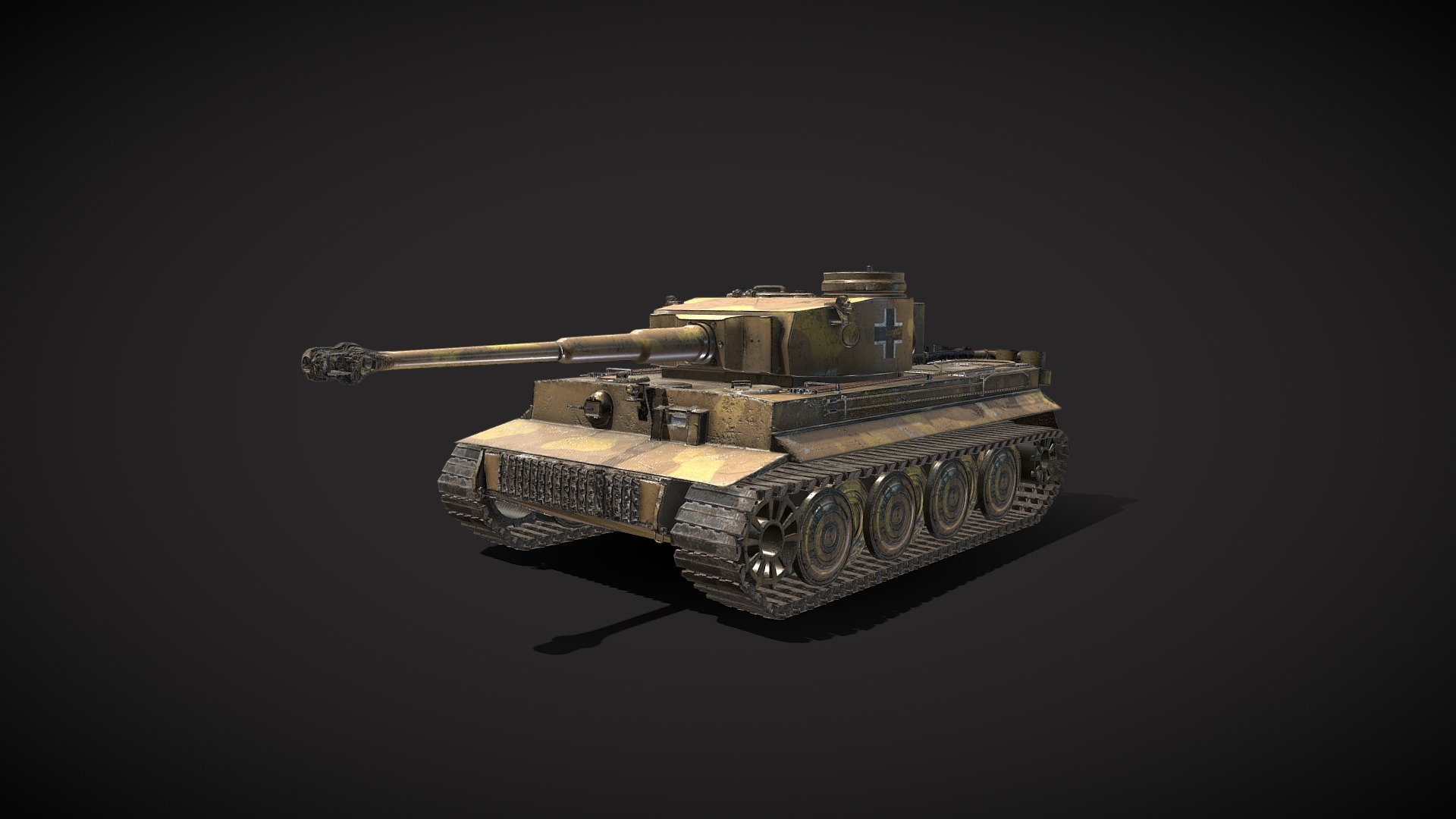 Panzer VI Tiger 1 3d model