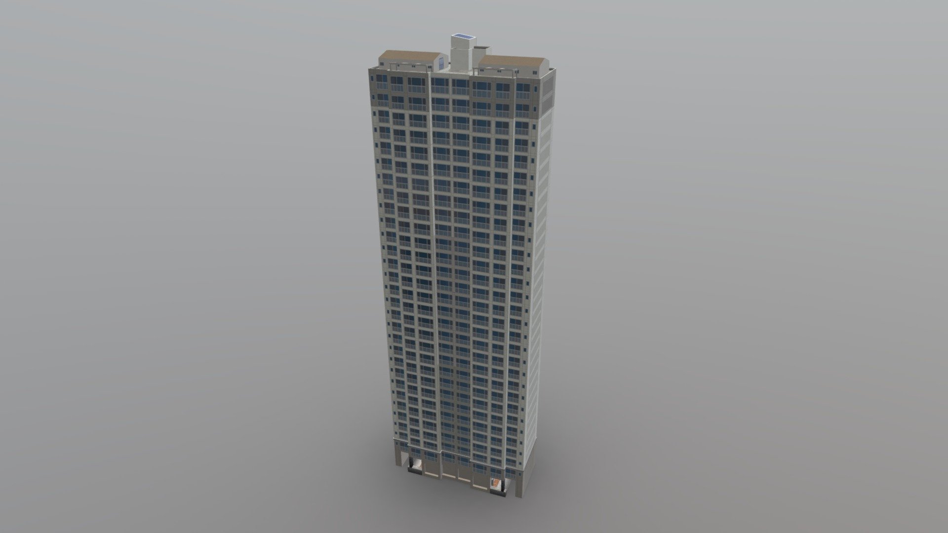 ELVIS korean modern Apartment 1 3d model