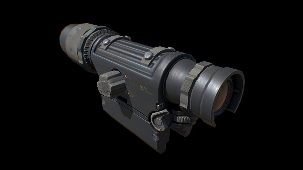 Marksman Scope FARcr 3d model