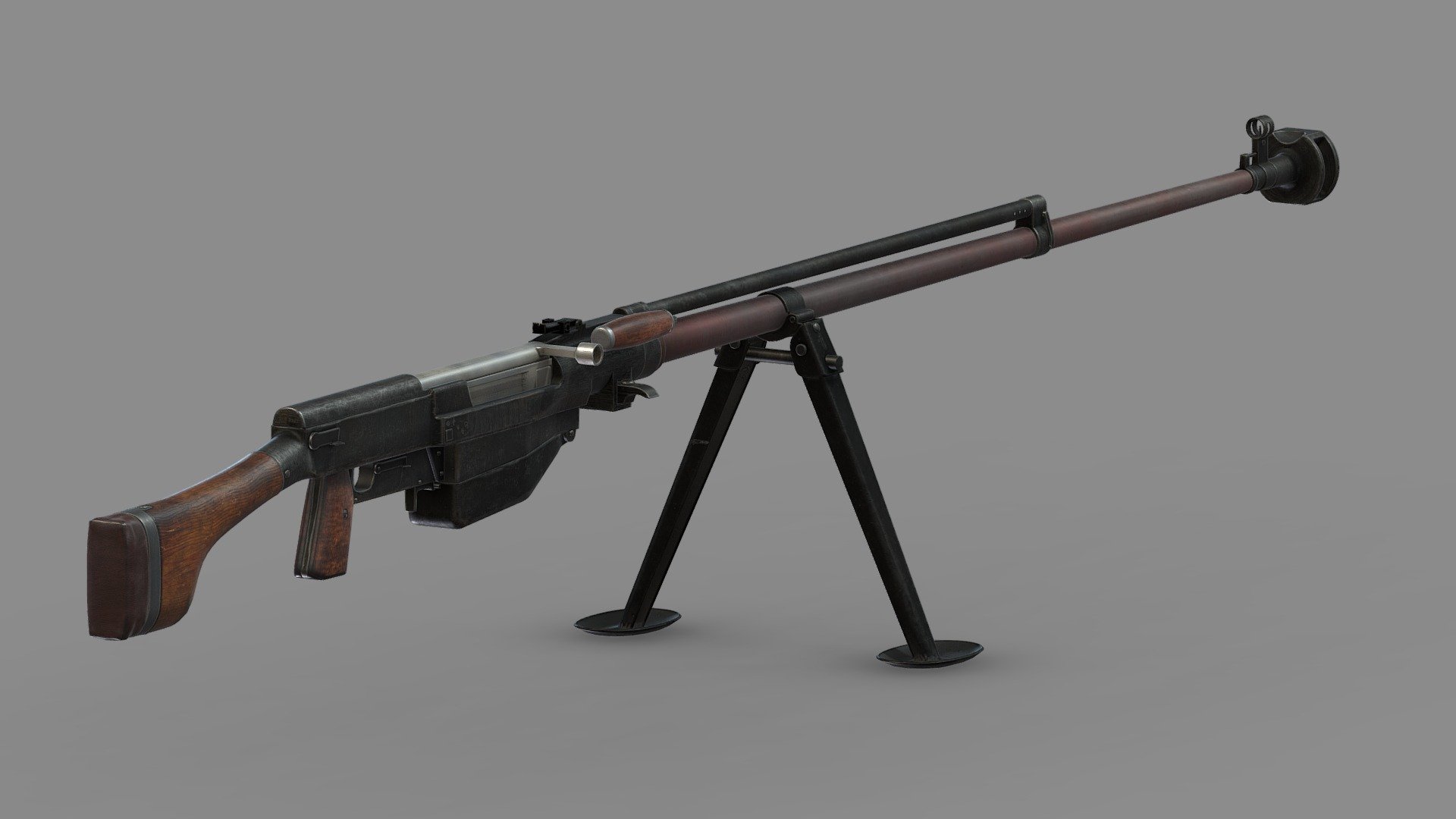 PTRS 41 Low Poly Realistic 3d model