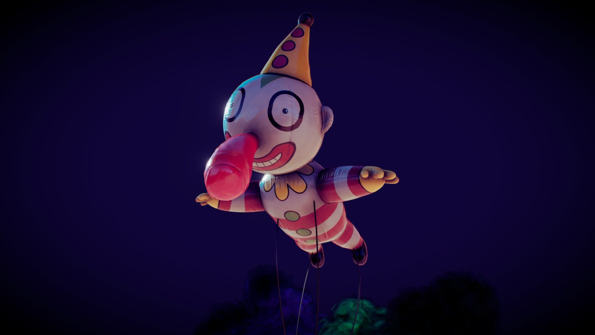 Jokers Balloons 3d model