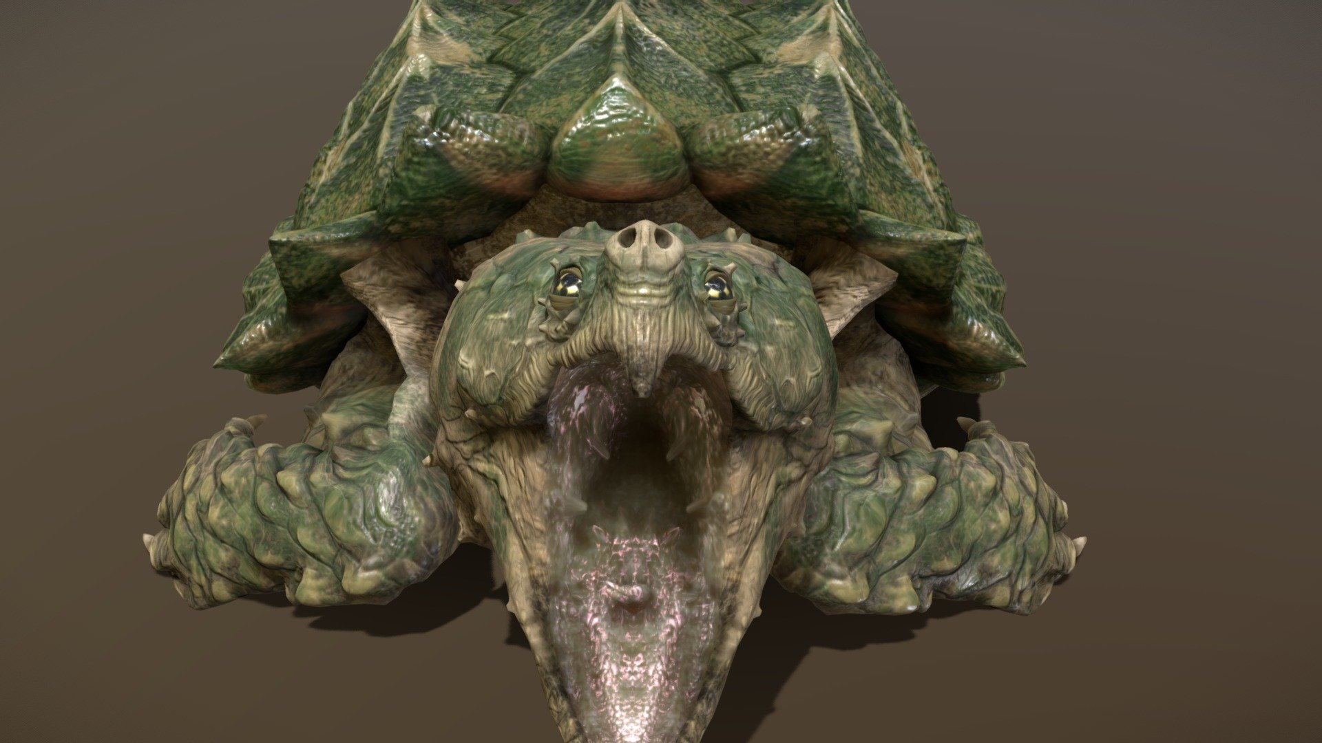 Alligator Snapping Turtle 3d model