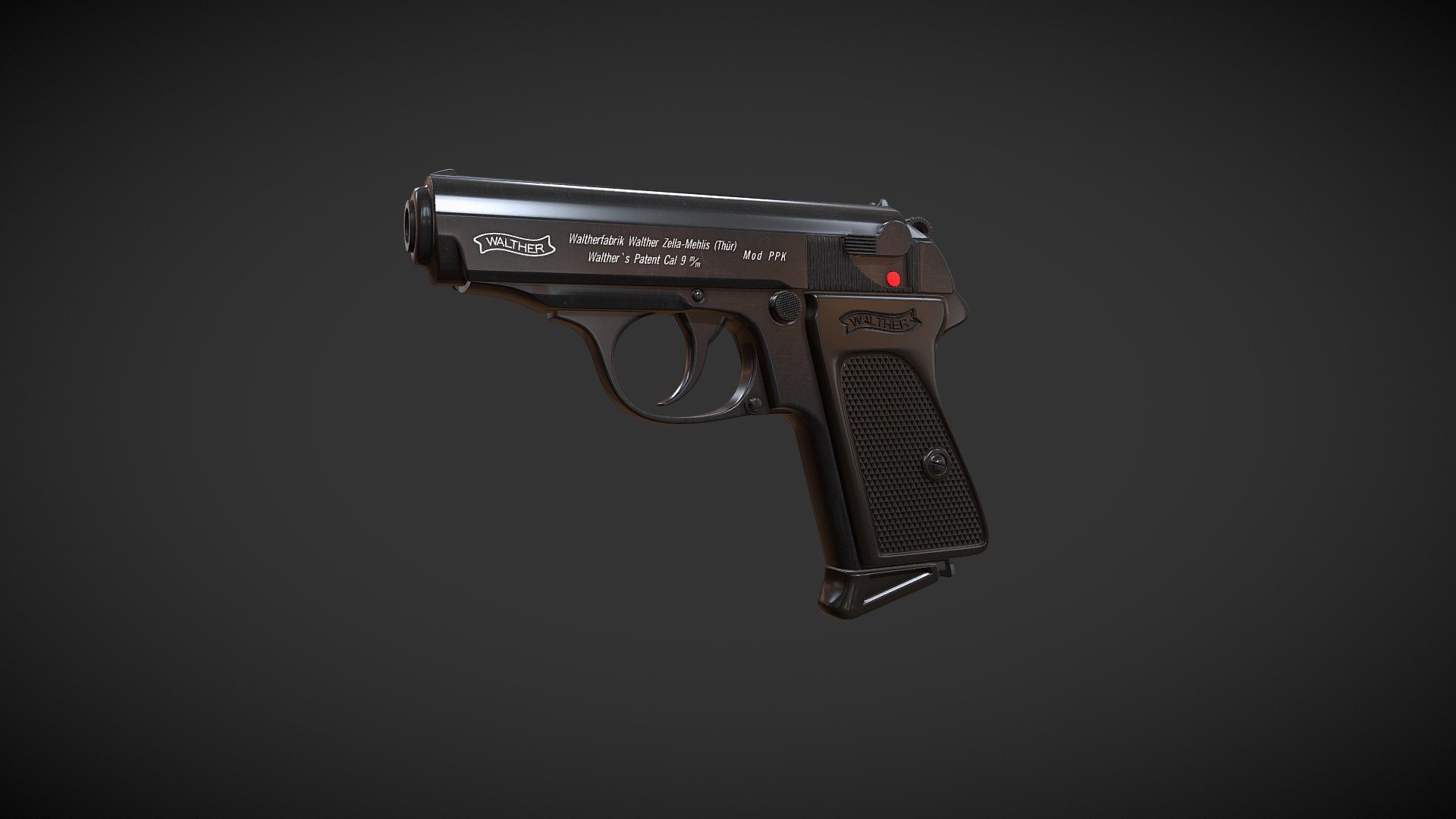 Walther PPK 3d model