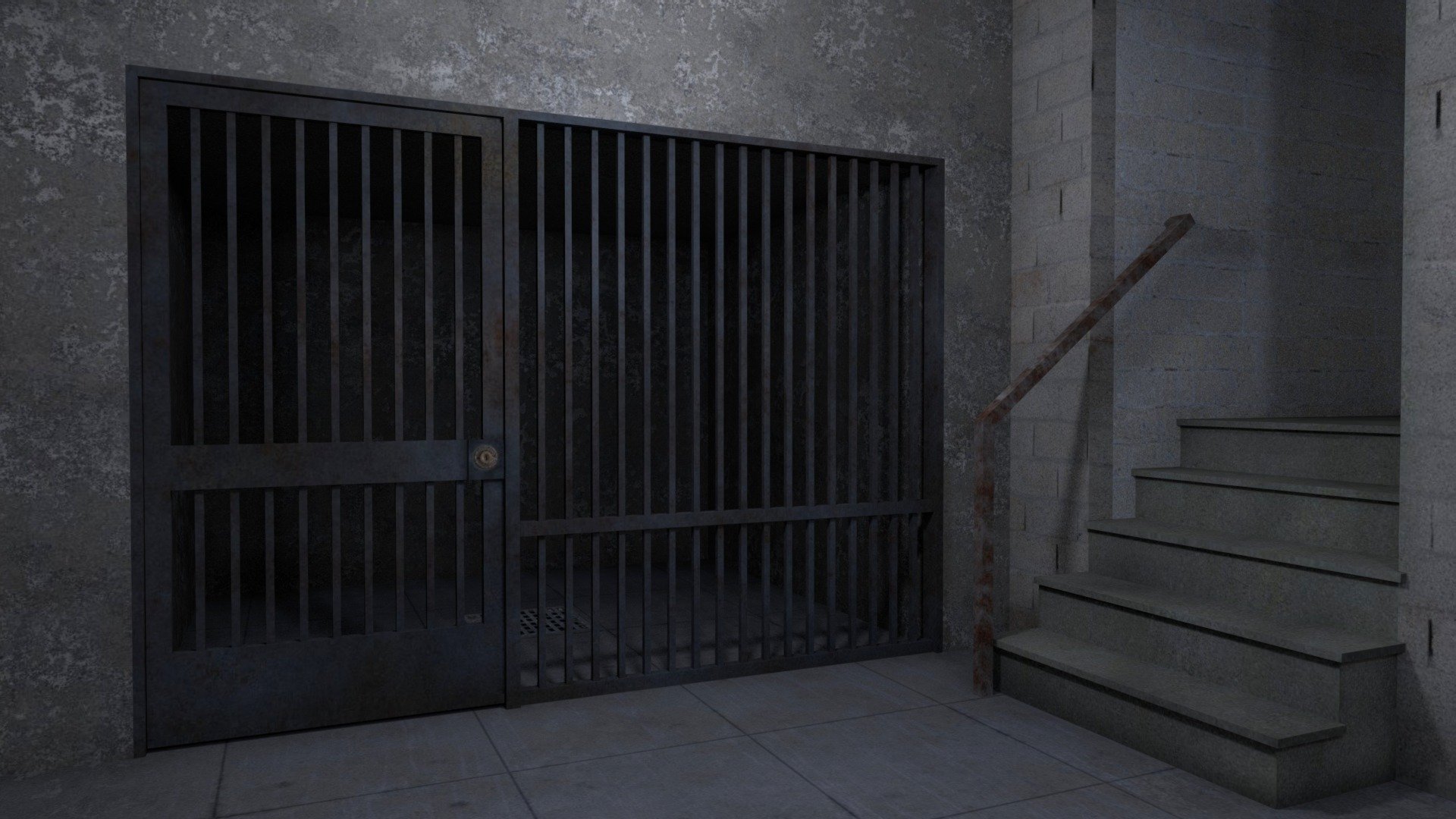 Prison Jail Cell 3d model