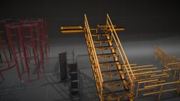 Industrial stairs, ladders & handrails