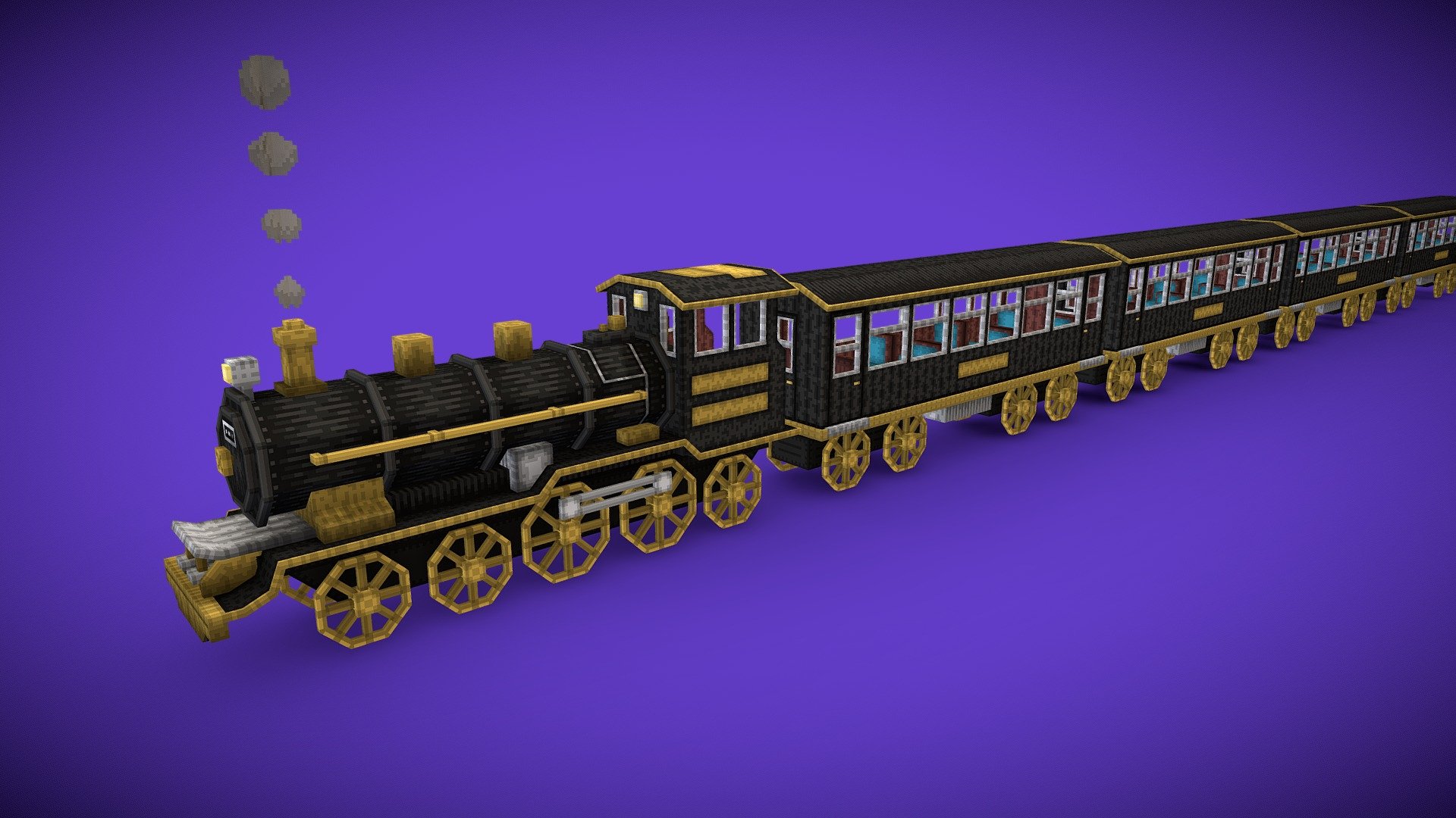 Demon Train 3d model