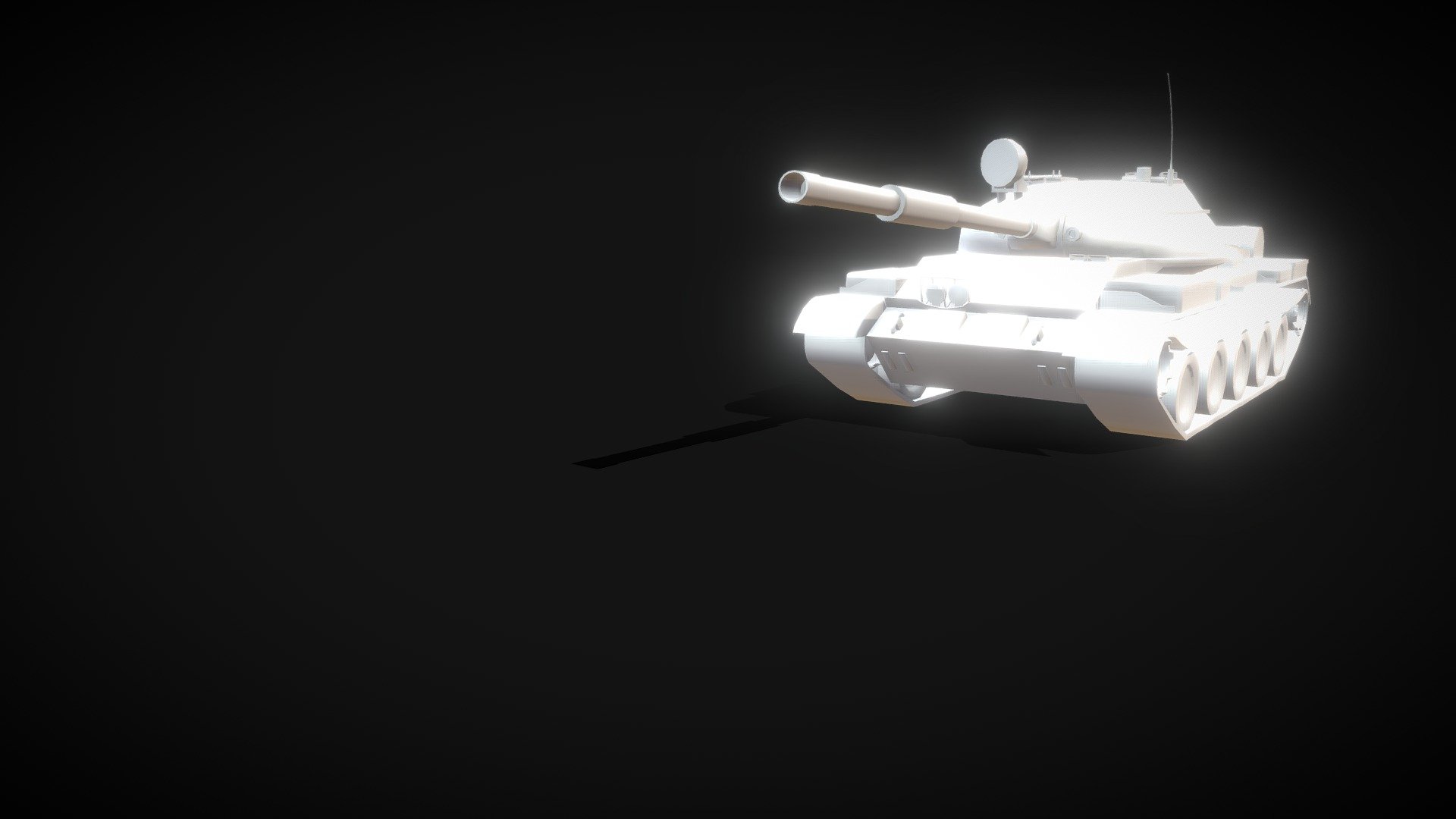 T-62 Desert Middle Eastern 3d model