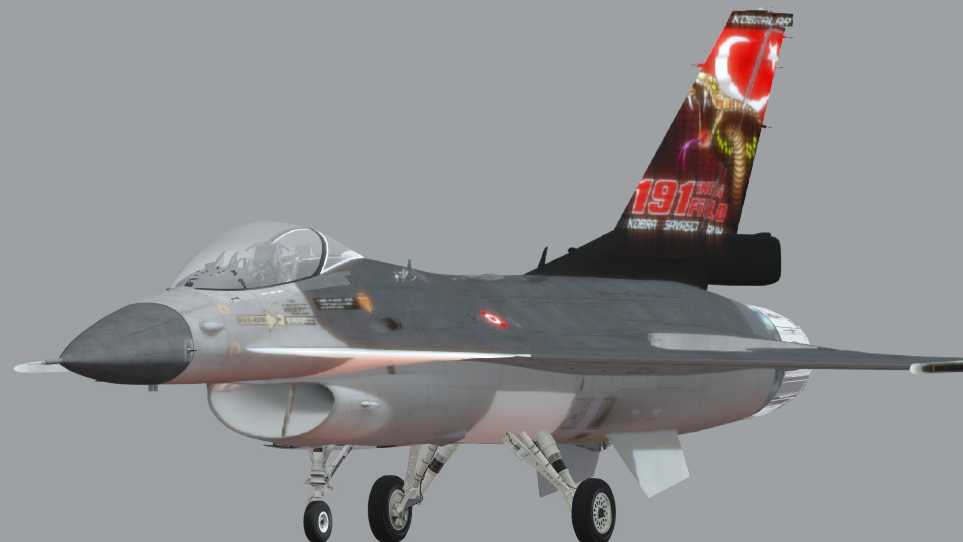 F-16 3d model