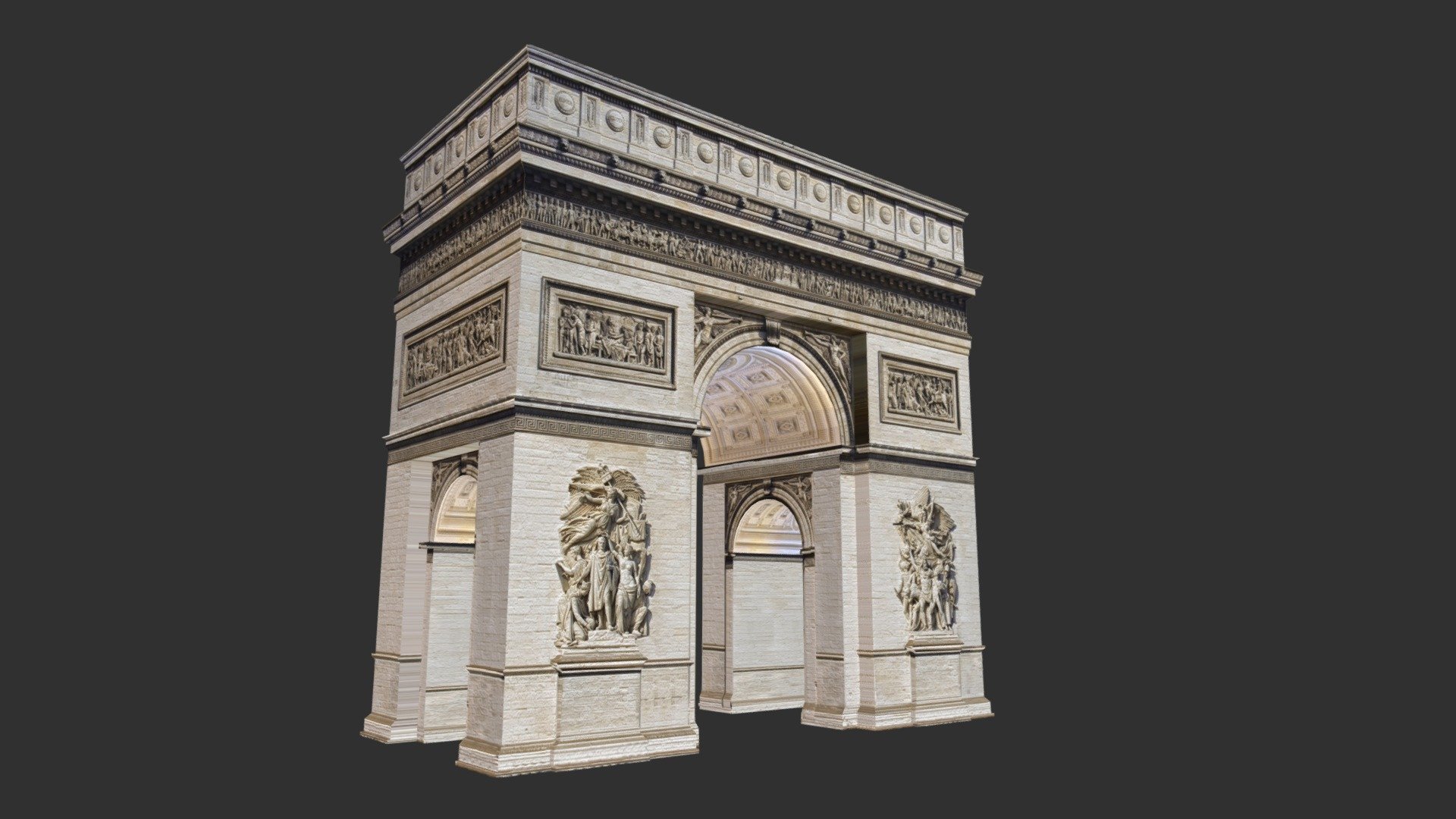 Arc de Triomphe 3d model