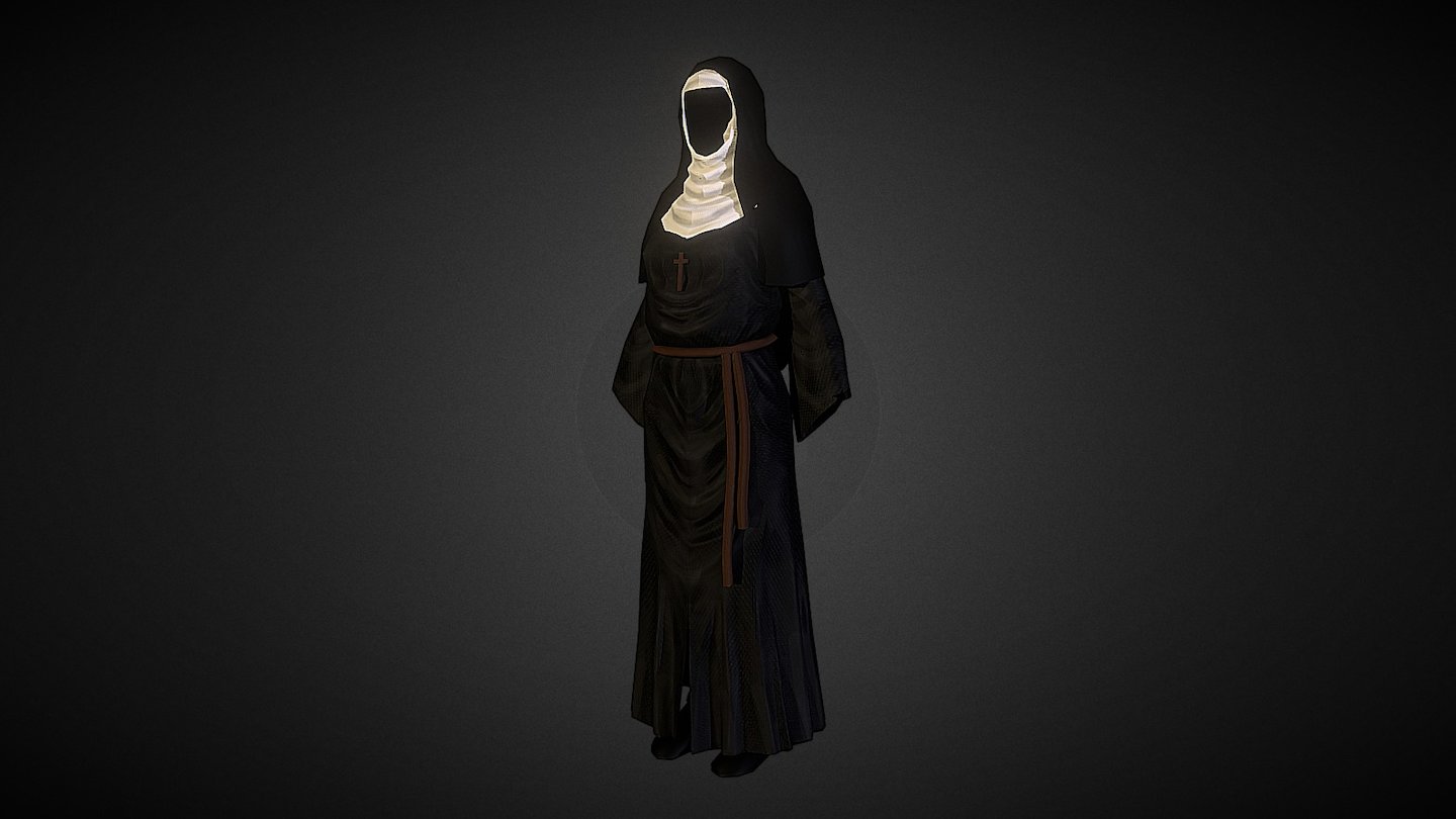 Nun 3d model