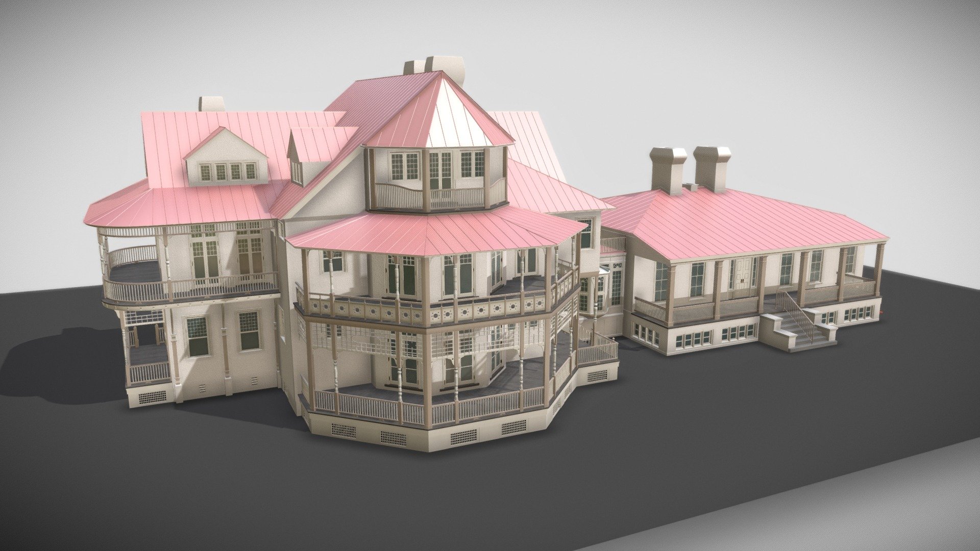 Brackenridge Villa 3d model