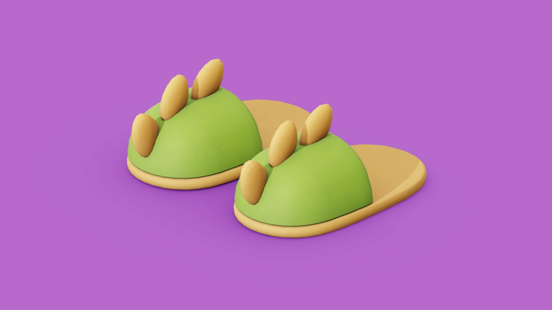 Dino Slipper 3d model