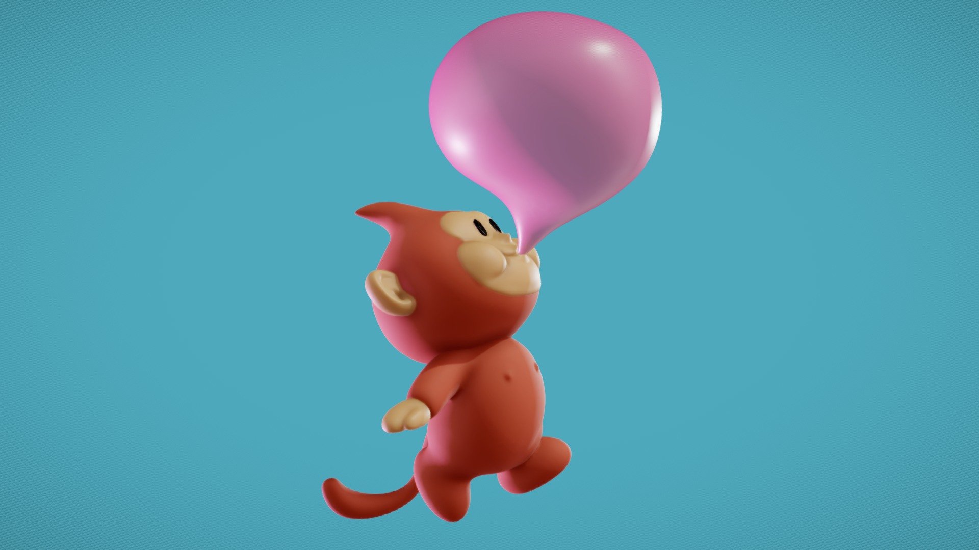 Bubble Monkey 3d model